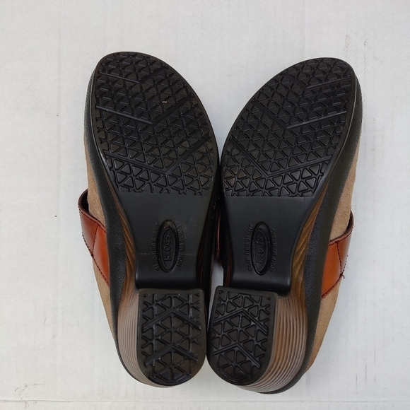 Klogs Women's Clogs Paisley Embossed Leather Buckle Accent Size 8.5M - Picture 10 of 11